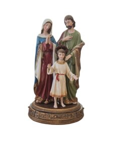 Holy Family 10.5"H Statue