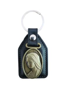 Virgin Mary PU KeyChain