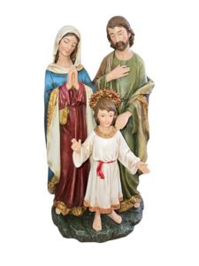 Holy Family With Child 9.75"H
