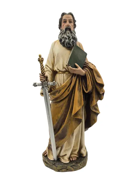 St Paul w/book 10.5"H Statue