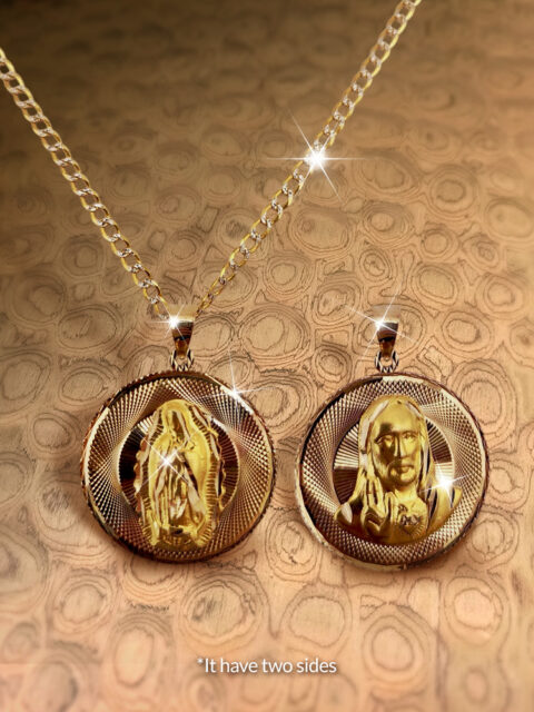 14K Dual-Sided Charm